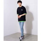 レイヤードロゴ5分袖BIGT BV20SM04-M2296 | WEGO【MEN】 | 詳細画像2 