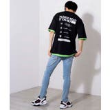 レイヤードロゴ5分袖BIGT BV20SM04-M2296 | WEGO【MEN】 | 詳細画像1 