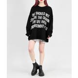 【DING】ロゴジャガードニット | WEGO【WOMEN】 | 詳細画像2