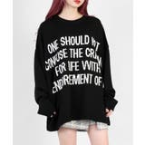 ブラック | 【DING】ロゴジャガードニット | WEGO【WOMEN】