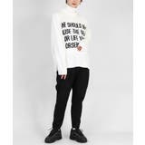 【DING】ロゴジャガードニット | WEGO【WOMEN】 | 詳細画像1