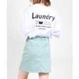 ホワイト | 【DING】LaundryビッグシルエットTシャツ | WEGO【WOMEN】