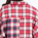 ネルチェックロングシャツ DI17AU10-L018 | WEGO【WOMEN】 | 詳細画像12 