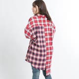 ネルチェックロングシャツ DI17AU10-L018 | WEGO【WOMEN】 | 詳細画像15 