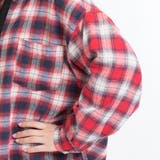 ネルチェックロングシャツ DI17AU10-L018 | WEGO【WOMEN】 | 詳細画像6 