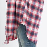 ネルチェックロングシャツ DI17AU10-L018 | WEGO【WOMEN】 | 詳細画像7 