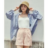 オレンジチェック1 | ギンガムショートパンツ | WEGO【WOMEN】