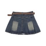 タックプリーツデニムミニスカパン | WEGO【WOMEN】 | 詳細画像1 