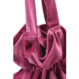 【低身長向け】ベロア巾着トートバッグ DU16AU10-LG0005 | WEGO【WOMEN】 | 詳細画像4 