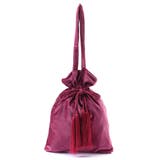 ピンク | 【低身長向け】ベロア巾着トートバッグ DU16AU10-LG0005 | WEGO【WOMEN】