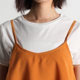 【低身長向け】ティアードキャミレイヤードTシャツ DU16SM07-L015 | WEGO【WOMEN】 | 詳細画像4 
