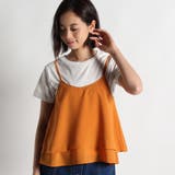 オレンジ | 【低身長向け】ティアードキャミレイヤードTシャツ DU16SM07-L015 | WEGO【WOMEN】