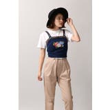 【低身長向け】レトロ刺繍デニムビスチェ | WEGO【WOMEN】 | 詳細画像23