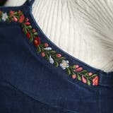 【低身長向け】レトロ刺繍デニムビスチェ | WEGO【WOMEN】 | 詳細画像10