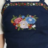 【低身長向け】レトロ刺繍デニムビスチェ | WEGO【WOMEN】 | 詳細画像13