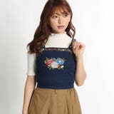 【低身長向け】レトロ刺繍デニムビスチェ | WEGO【WOMEN】 | 詳細画像16