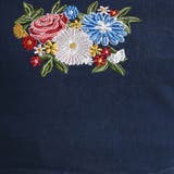 【低身長向け】レトロ刺繍デニムビスチェ | WEGO【WOMEN】 | 詳細画像19