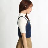 【低身長向け】レトロ刺繍デニムビスチェ | WEGO【WOMEN】 | 詳細画像2