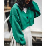 グリーンソノタ | Vネックショートカーディガン 韓国 韓国ファッション | WEGO【WOMEN】