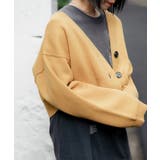 イエロー | Vネックショートカーディガン 韓国 韓国ファッション | WEGO【WOMEN】