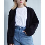 ブラック | Vネックショートカーディガン 韓国 韓国ファッション | WEGO【WOMEN】