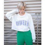 ホワイト | ボリュームスリーブショートスウェット 韓国 韓国ファッション | WEGO【WOMEN】