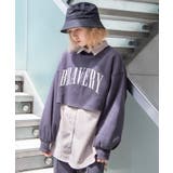 スミクロ | ボリュームスリーブショートスウェット 韓国 韓国ファッション | WEGO【WOMEN】