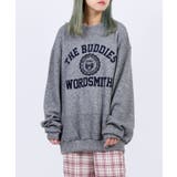 グレー | 【EXIEEE】ロゴプリントニットプルオーバー | WEGO【WOMEN】