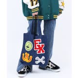 デニムインディゴ | 【EXIEEE】ワッペントートバッグ | WEGO【WOMEN】