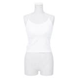 ホワイト | 【Figments】バッククロスキャミソール | WEGO【WOMEN】