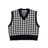 【Figments】千鳥柄ニットベスト | WEGO【WOMEN】 | 詳細画像10