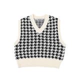【Figments】千鳥柄ニットベスト | WEGO【WOMEN】 | 詳細画像9