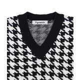 【Figments】千鳥柄ニットベスト | WEGO【WOMEN】 | 詳細画像12