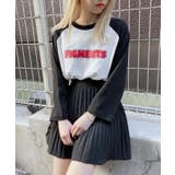 【Figments】コミックロゴラグランT | WEGO【WOMEN】 | 詳細画像3