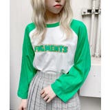グリーン | 【Figments】コミックロゴラグランT | WEGO【WOMEN】