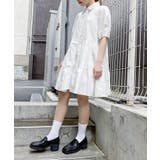 【Figments】ティアードシャツワンピース | WEGO【WOMEN】 | 詳細画像3