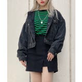 ブラック | フードデニムジャケット 韓国 韓国ファッション | WEGO【WOMEN】