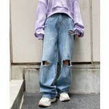 【Figments】デストロイデニムバギーパンツ 韓国 韓国ファッション 大人 | WEGO【WOMEN】 | 詳細画像10 