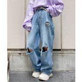 【Figments】デストロイデニムバギーパンツ 韓国 韓国ファッション 大人 | WEGO【WOMEN】 | 詳細画像11 