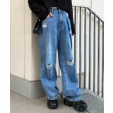 【Figments】デストロイデニムバギーパンツ 韓国 韓国ファッション 大人 | WEGO【WOMEN】 | 詳細画像6 