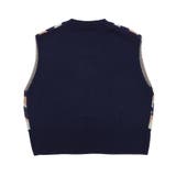 【Figments】マルチ千鳥柄ニットベスト | WEGO【WOMEN】 | 詳細画像7