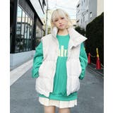 オフホワイト | パデッドベスト 韓国 韓国ファッション | WEGO【WOMEN】