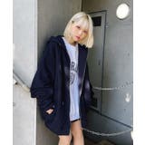 裏起毛ビッグZIPパーカー 韓国 韓国ファッション | WEGO【WOMEN】 | 詳細画像1 