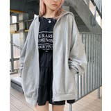 杢グレー | 【新色】【Figments】ビッグZIPパーカー 韓国 韓国ファッション | WEGO【WOMEN】