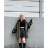 カーキ | 【新色】【Figments】ビッグZIPパーカー 韓国 韓国ファッション | WEGO【WOMEN】