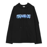 フェイクレイヤードフードロンT 韓国 韓国ファッション | WEGO【WOMEN】 | 詳細画像9