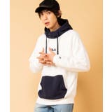 ホワイト | FILA別注フード切替プルパーカー FH7653 | WEGO【MEN】