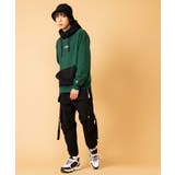 FILA別注フード切替プルパーカー FH7653 | WEGO【MEN】 | 詳細画像1