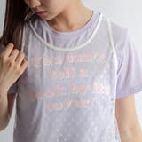 WEGO/ドットチュールタンクレイヤードTシャツ | WEGO【WOMEN】 | 詳細画像4 