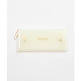 ホワイト | クリアロゴペンケース | WEGO【WOMEN】